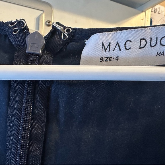 (238) ❤️ BNWT MAC DUGGAL
Sequined V Neck Bishop Sleeve Dress DRESS # 93593 - Picture 8 of 10